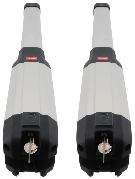 جک بازویی BFT Phobos A40 دارای قفل مکانیکی داخلی و کلید خلاص دستی است.